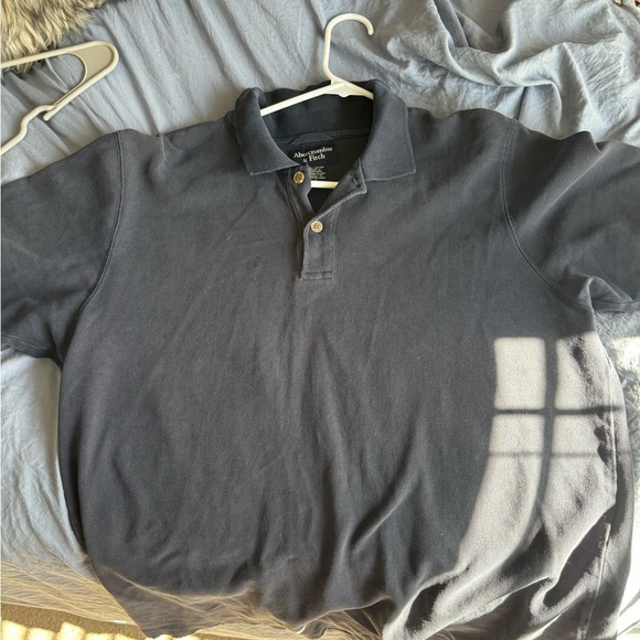 abercrombie and fitch men's button shirt medium Blue Collared NWOT Preppy - Picture 6 of 10